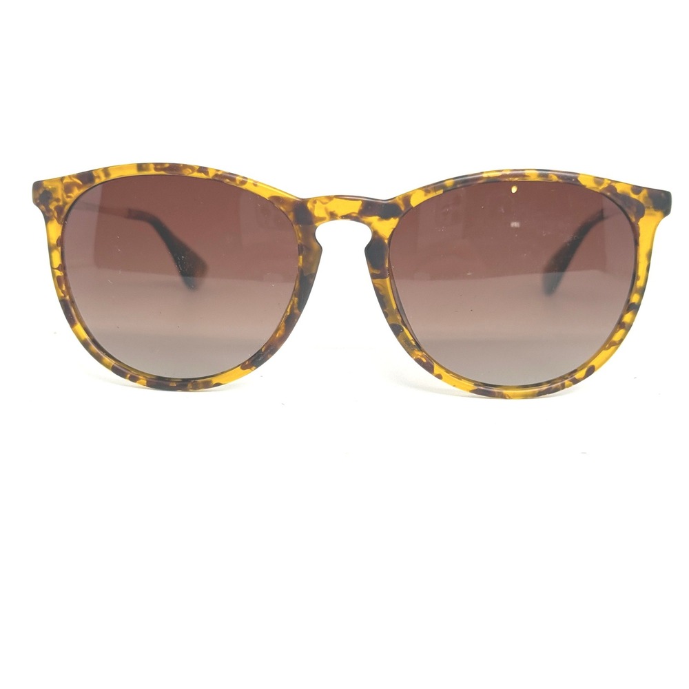 SUNGAIT 1567 C2 Tortoise‎ Round Sunglasses Brown Gradient Lens Gold Metal 21634